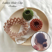 ヘアクリップ 鳥の巣 レディース 女性 ヘアアクセサリー 髪飾り バードネスト ヘアホルダー ポニーテール お団子