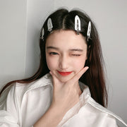 前髪クリップ 同色4個セット 跡がつかない フラット形 レディース ヘアクリップ ヘアピン 洗顔 メイク 跡クセ 留め跡 目立たない 前髪 太め 可愛い