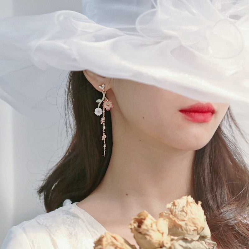 スタッドピアス ロングピアス レディース アクセサリー フラワー 花 商品画像5