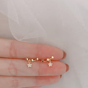 スタッドピアス アクセサリー レディース 女性用 ファッション小物 星 スター ラインストーン おしゃれ かわいい 揺れる ゆらゆら プレゼント ギフト 誕生日 記念日