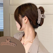 ヘアクリップ バンスクリップ レディース ヘアアクセサリー 女性 婦人 ヘアアレンジ 髪留め 髪飾り まとめ髪 ハーフアップ ツヤ消し マットカラー
