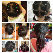 ヘアゴム 約500個入り 髪ゴム ヘアアクセサリー キッズ ベビー 子供 赤ちゃん 髪留め 髪飾り ヘアアレンジ かわいい おしゃれ ブラック カラフル