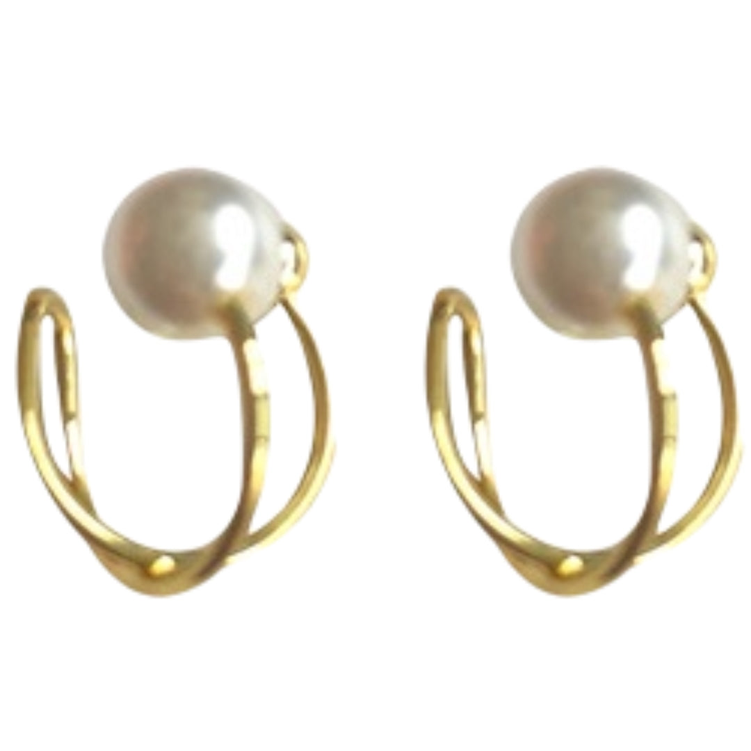 イヤーカフ レディース アクセサリー フェイクピアス パール調 フェイクパール 上品 きれいめ フォーマル かわいい おしゃれ 女性 大人女子 婦人 プレゼント