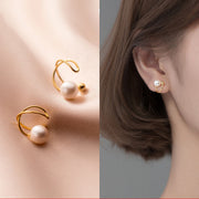 イヤーカフ レディース アクセサリー フェイクピアス パール調 フェイクパール 上品 きれいめ フォーマル かわいい おしゃれ 女性 大人女子 婦人 プレゼント