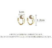 イヤーカフ レディース アクセサリー フェイクピアス パール調 フェイクパール 上品 きれいめ フォーマル かわいい おしゃれ 女性 大人女子 婦人 プレゼント