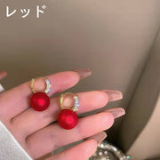 ピアス フープピアス リングピアス レディース 女性 アクセサリー 小ぶり フェイクパール パール調 ラインストーン お洒落 大人可愛い 上品 きれいめ 耳飾り ファッション小物 プレゼント ギフト