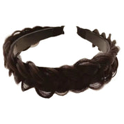 カチューシャ レディース ヘアアクセサリー 髪飾り 三つ編み 編み込み ツイスト つけ毛 ウィッグ エクステ 自然 ヘアアレンジ