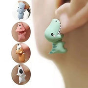 スタッドピアス レディース アクセサリー 耳飾り 動物 アニマル 恐竜 大きめ ぶら下がり 可愛い かわいい キュート おしゃれ