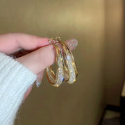 ピアス フープピアス リング レディース 女性 アクセサリー 存在感 大きめ ゴールドカラー シルバーカラー シンプル お洒落 可愛い ファッション小物 ギフト プレゼント