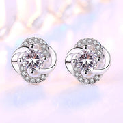 ピアス 両耳用 スタッドピアス アクセサリー レディース 女性 婦人 ラインストーン 花 フラワー かわいい おしゃれ ギフト プレゼント ファッション雑貨