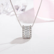 ペンダントトップ ペンダントヘッド チャーム ネックレス ブレスレット キーホルダー アクセサリー レディース 女性用 円筒型 サークル 輪っか ラインストーン 華やか エレガント 上品 おしゃれ プレゼント ギフト 誕生日 記念日