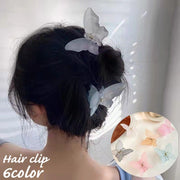 ヘアクリップ バンスクリップ 髪留め レディース 女性用 ヘアアクセサリー 髪飾り 蝶 無地 マット クリア 可愛い おしゃれ カジュアル まとめ髪 ヘアアレンジ 普段使い おでかけ メイク 洗顔 入浴