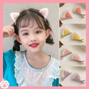 ヘアクリップ くちばしクリップ 猫耳 ネコ耳 両耳 2個セット ヘアピン ヘアアクセサリー キッズ 子供 女の子 ガールズ 髪留め 髪飾り 猫 ネコ ねこ ヘアアレンジ おしゃれ 可愛い イベント お出かけ 普段使い プレゼント 贈り物 ギフト