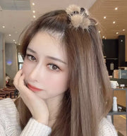 バンスクリップ ヘアクリップ 単品 レディース 女性 ヘアアクセサリー 髪留め 髪飾り ヘアアレンジ フェイクファー ふわふわ シンプル カジュアル かわいい キュート おしゃれ ファッション小物