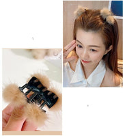バンスクリップ ヘアクリップ 単品 レディース 女性 ヘアアクセサリー 髪留め 髪飾り ヘアアレンジ フェイクファー ふわふわ シンプル カジュアル かわいい キュート おしゃれ ファッション小物