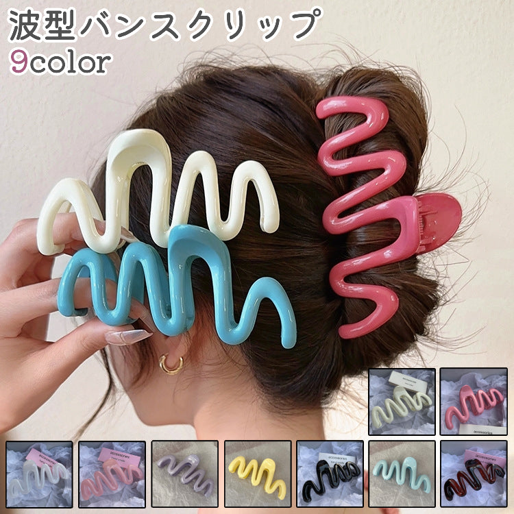 ヘアクリップ バンスクリップ レディース 女性 大人 ヘアアクセサリー 商品画像