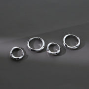 フープピアス メンズ レディース サークル リングタイプ 男性用 女性用 アクセサリー シルバーカラー ブラック 黒 シンプル かっこいい 高見え 高級感 耳飾り キャッチ不要 おしゃれ シンプル プレゼント カジュアル 普段使い 誕生日 プレゼント ギフト 贈り物 記念日 お出かけ ファッション小物 ねじり ツイスト