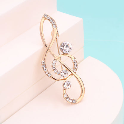 ピンブローチ レディース アクセサリー 音符 楽器 バイオリン 商品画像2