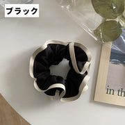 シュシュ 単品 1個 ヘアゴム 髪ゴム 大きめ 大きい レディース 女性 ヘアアクセサリー 髪留め 髪飾り まとめ髪 シンプル 仕事 職場 オフィス 大人 サテン風 ナチュラル お洒落 可愛い 可憐さ きれいめ 上品 ファッション小物