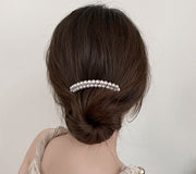 ヘアコーム 夜会巻きコーム レディース ヘアアクセサリー 女性用 フェイクパール パール調 ラインストーン 髪飾り 留袖 和服 七五三 卒業式 入学式 結婚式 母親 髪留め キラキラ おしゃれ かわいい 華やか 上品 エレガント フェミニン 大人女子 婦人用