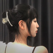 ヘアクリップ バンスクリップ ミニクリップ ヘアアクセサリー レディース 女性 フェイクパール クリア 上品 エレガント クロス 大きめ 小さい シンプル 髪留め ヘアアレンジ まとめ髪 髪飾り 普段使い カジュアル お出かけ おしゃれ OL 会社 通勤 オフィス パーティー 結婚式 入学式 卒業式 ハーフアップ アップスタイル