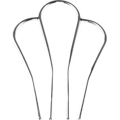 ヘアコーム レディース ヘアアクセサリー 4本足 夜会巻き 髪留め シルバー バリエーション画像