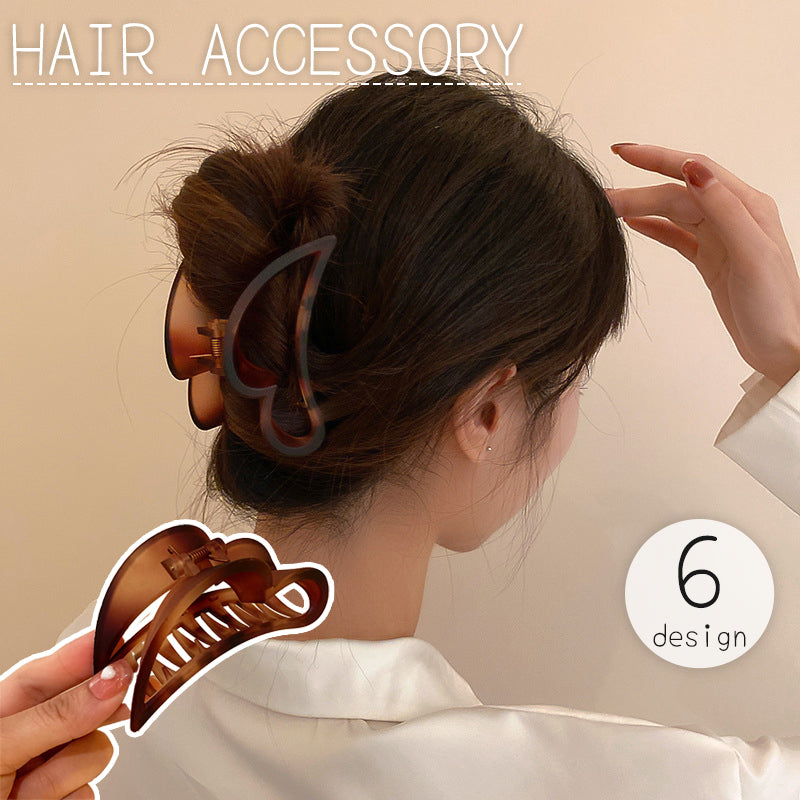 バンスクリップ ヘアクリップ レディース 女性 ヘアアクセサリー べっ甲風 半透明 髪飾り 髪留め ヘアアレンジ まとめ髪 定番 大人かわいい 上品 おしゃれ 普段使い
