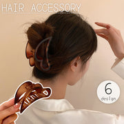 バンスクリップ ヘアクリップ レディース 女性 ヘアアクセサリー べっ甲風 半透明 髪飾り 髪留め ヘアアレンジ まとめ髪 定番 大人かわいい 上品 おしゃれ 普段使い
