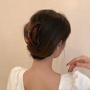 バンスクリップ ヘアクリップ レディース 女性 ヘアアクセサリー べっ甲風 半透明 髪飾り 髪留め ヘアアレンジ まとめ髪 定番 大人かわいい 上品 おしゃれ 普段使い