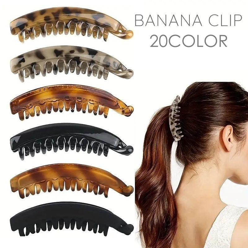 バナナクリップ ヘアクリップ レディース 女性 婦人 ヘアアクセサリー 商品画像