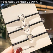 ヘアゴム リングゴム レディース 髪飾り 髪留め ヘアアクセサリー ヘアアレンジ まとめ髪 結び目 2重 リング ハート スター 星