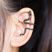 イヤーカフ イヤークリップ 単品 片耳用 レディース 女性 メンズ 男性 アクセサリー 蛇 ヘビ へび 存在感 大きめ 格好いい かっこいい おしゃれ プレゼント ギフト ファッション小物