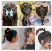 ヘアゴム 約1000本セット ヘアアクセサリー キッズ 子供 ガールズ 女の子 レディース 女性 小さめ カラフル かわいい おしゃれ 髪ゴム まとめ髪 ヘアアレンジ デイリー 大容量 たっぷり 使い捨て