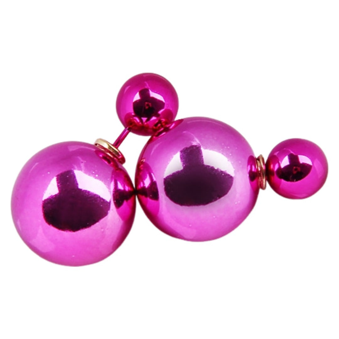 ピアス スタッドピアス レディース アクセサリー バックキャッチ付き ボール 224ローズ バリエーション画像