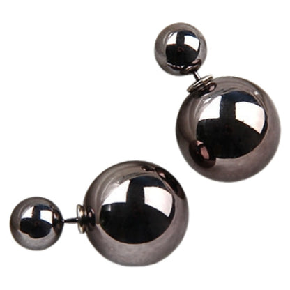 ピアス スタッドピアス レディース アクセサリー バックキャッチ付き ボール 416ブラック バリエーション画像