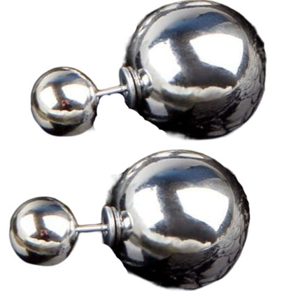 ピアス スタッドピアス レディース アクセサリー バックキャッチ付き ボール シルバー バリエーション画像