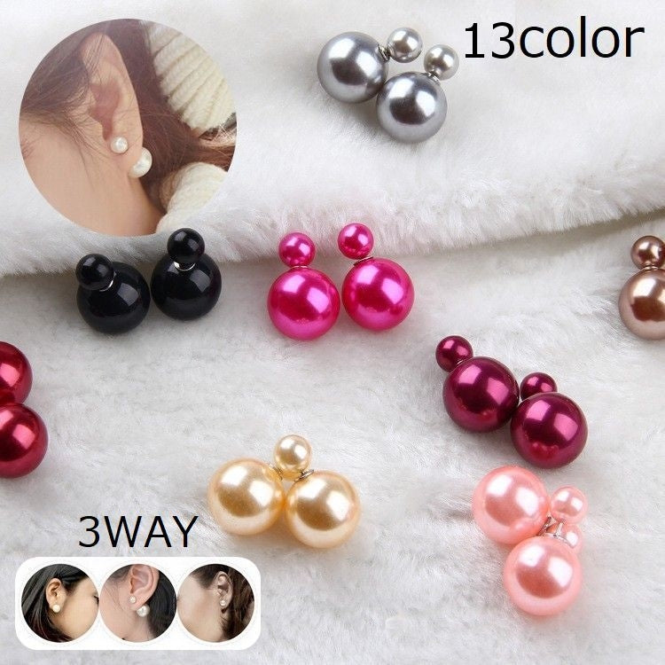 ピアス スタッドピアス レディース アクセサリー バックキャッチ付き ボール 商品画像
