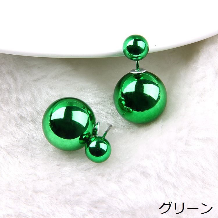 ピアス スタッドピアス レディース アクセサリー バックキャッチ付き ボール 商品画像4