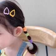 ヘアゴム リングゴム パイルゴム ヘアアクセサリー 32本セット キッズ 女の子 髪留め まとめ髪 ヘアアレンジ シンプル おしゃれ かわいい 大容量 デイリー