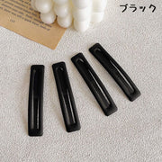 ヘアピン 2本セット レディース ヘアアクセサリー パッチン留め スリーピン 髪留め つや消し まとめ髪 シンプル 普段使い おしゃれ