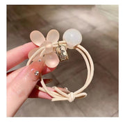 ヘアゴム 髪ゴム 単品 1本 レディース 女性用 ヘアアクセサリー フラワー お花 ボールチャーム まとめ髪 髪飾り 髪留め ヘアアレンジ おしゃれ かわいい フェミニン ガーリー 大人可愛い オフィス 通勤 学生 女子