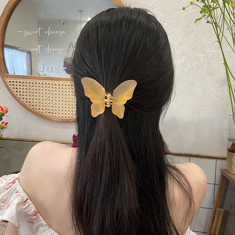ヘアクリップ バンスクリップ レディース 女性 ヘアアクセサリー 蝶々 商品画像2