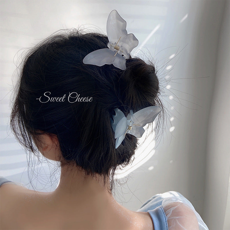 ヘアクリップ バンスクリップ レディース 女性 ヘアアクセサリー 蝶々 商品画像3