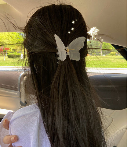 ヘアクリップ バンスクリップ レディース 女性 ヘアアクセサリー 蝶々 商品画像5