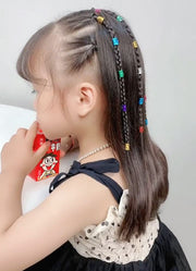 ブレイズビーズ 100個入り キッズ 子供用 女の子 ヘアアクセサリー 髪飾り ヘアアレンジ ヘアリング ヘアビーズ 留め具 ドレッドヘア 三つ編み 可愛い おしゃれ