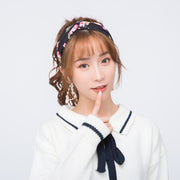 ヘアバンド レディース 女性用 ヘアアクセサリー ヘアターバン ヘッドバンド 花柄 フラワー ボタニカル おしゃれ かわいい フェミニン