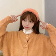 カチューシャ レディース 幅広 ワイド 太め 無地 ボリューム 髪飾り ヘアアレンジ 可愛い もこもこ おしゃれ 女性 ヘアアクセサリー