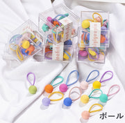 ヘアゴム 10本入りセット キッズ 子供用 ヘアアクセサリー ハート 星 ウサギ アニマル 動物 かわいい おしゃれ カラフル まとめ髪 ヘアアレンジ