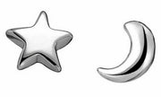 ピアス 両耳用 スタッドピアス アクセサリー レディース 女性 婦人 月 星 華奢 シンプル おしゃれ かわいい ギフト プレゼント ファッション雑貨