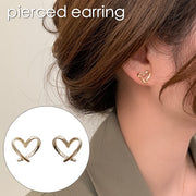 ピアス スタッドピアス レディース 女性 アクセサリー ハート 小ぶり シンプル ゴールドカラー お洒落 可愛い お出かけ 普段使い デイリー 耳飾り ファッション小物 婦人用 プレゼント ギフト